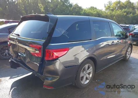 2020 Honda Odyssey Ex z USA, uszkodzony, nr VIN 5FNRL6H51LB017896
